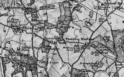 Old map of Thornton Watlass in 1897
