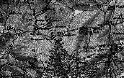 Old map of Thornwood Common in 1896
