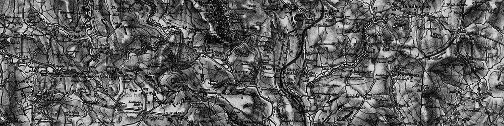 Old map of Broadlowash in 1897