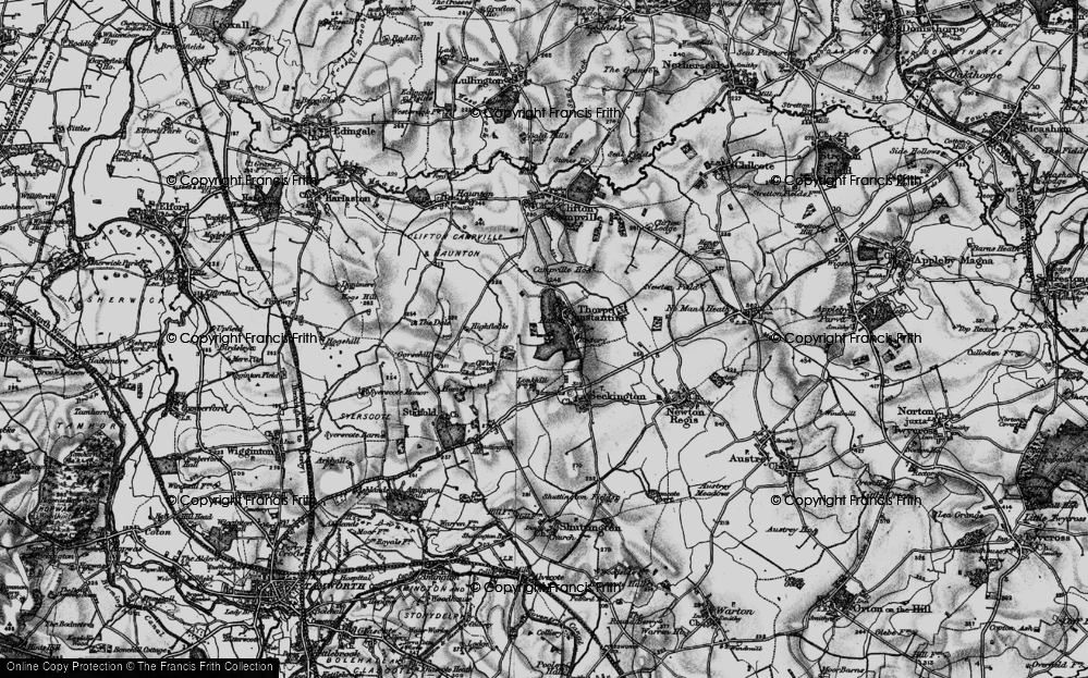 Old Map of Thorpe Constantine, 1898 in 1898