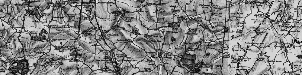Old map of Thorpe Green in 1898