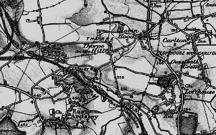 Old map of Thorpe on The Hill in 1896