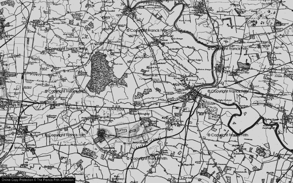 Old Map of Thorpe Wood, 1895 in 1895