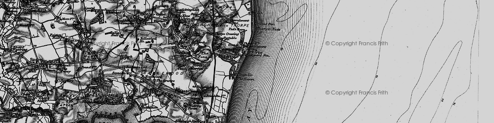 Old map of Thorpeness in 1898