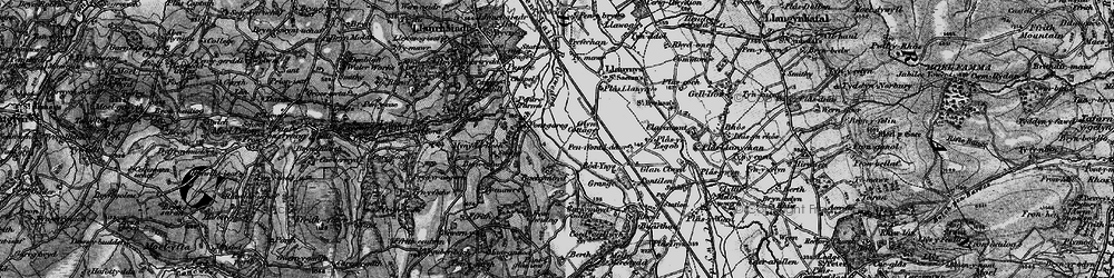 Old map of Ty-mawr in 1897