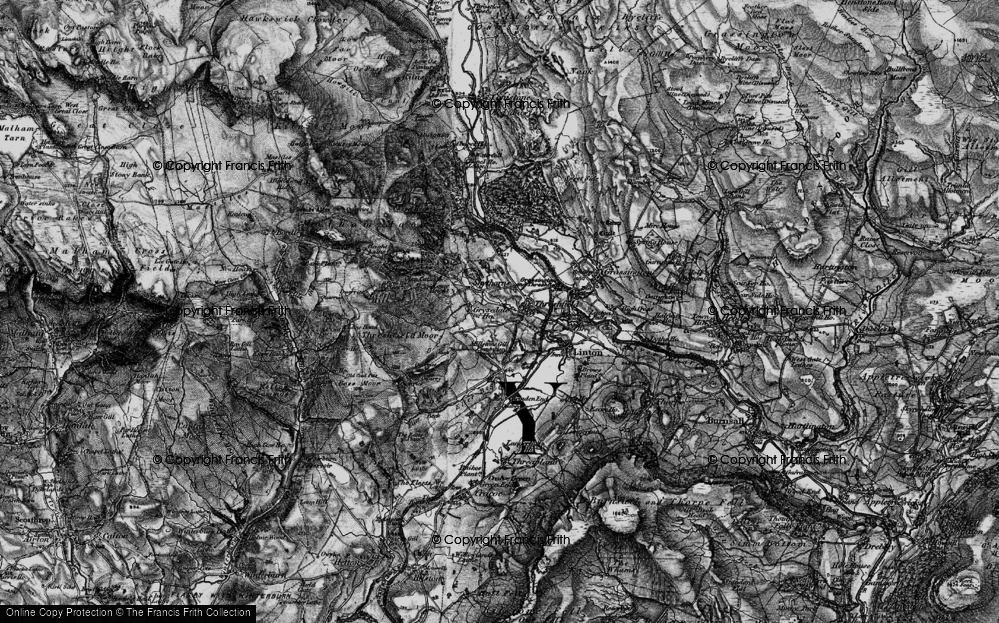 Old Map of Threshfield, 1898 in 1898