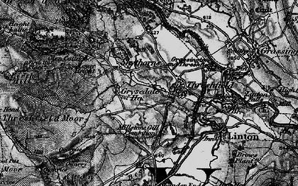 Old map of Threshfield in 1898