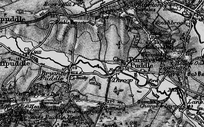 Old map of Tonerspuddle Heath in 1897