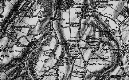 Old map of Bethel Row in 1895