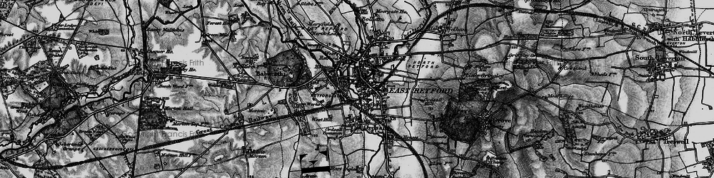 Old map of Thrumpton in 1899