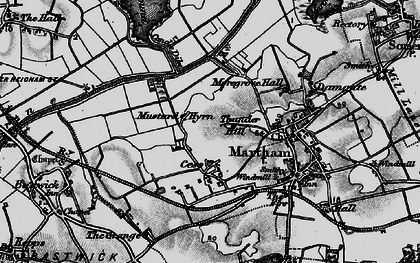 Old map of Thunder Hill in 1898