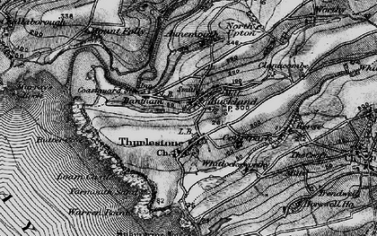 Old map of Thurlestone in 1897
