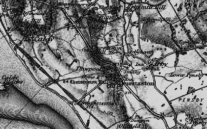 Old map of Thurstaston in 1896