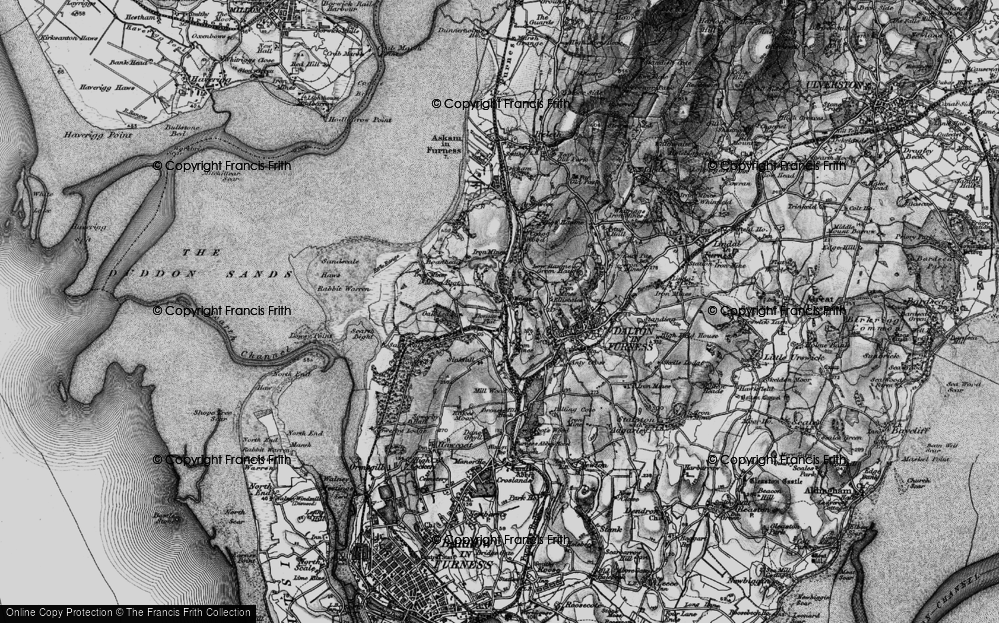 Old Map of Thwaite Flat, 1897 in 1897