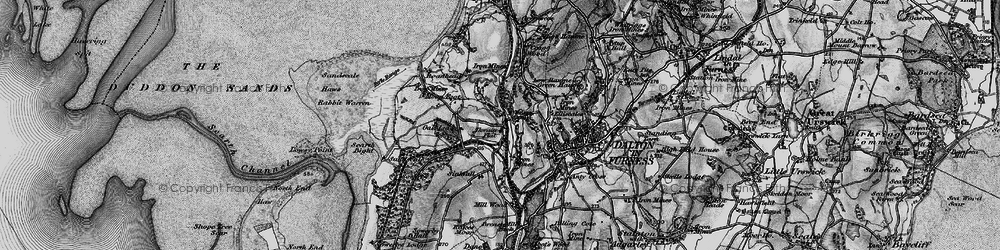 Old map of Thwaite Flat in 1897