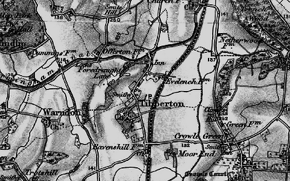 Old map of Tibberton in 1898