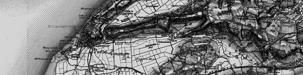 Old map of Tickenham in 1898