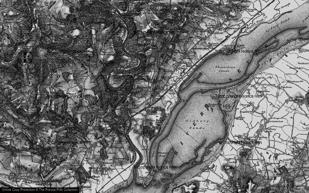 Old Map of Tidenham, 1897 in 1897