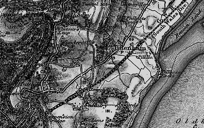 Old map of Tidenham in 1897
