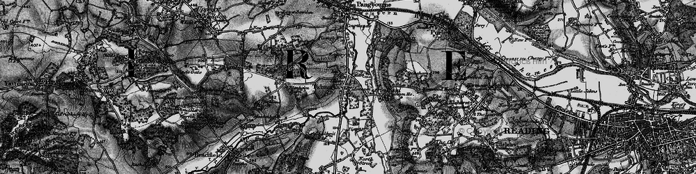 Old map of Tidmarsh in 1895