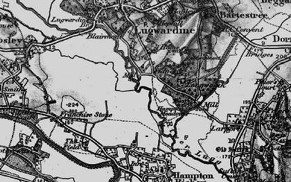 Old map of Tidnor in 1898