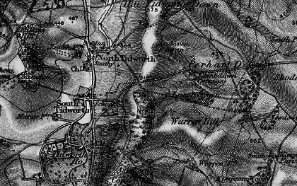 Old map of Ashdown Copse in 1898