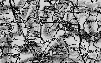 Old map of Tilehouse Green in 1899