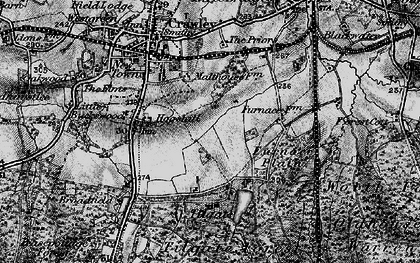 Old map of Tilgate in 1896