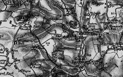 Old map of Tingates in 1895