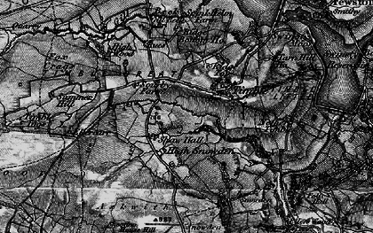 Old map of Askwith Moor in 1898