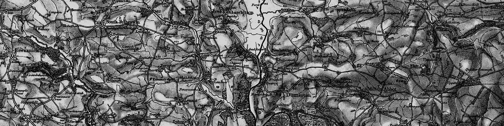 Old map of Timbrelham in 1896