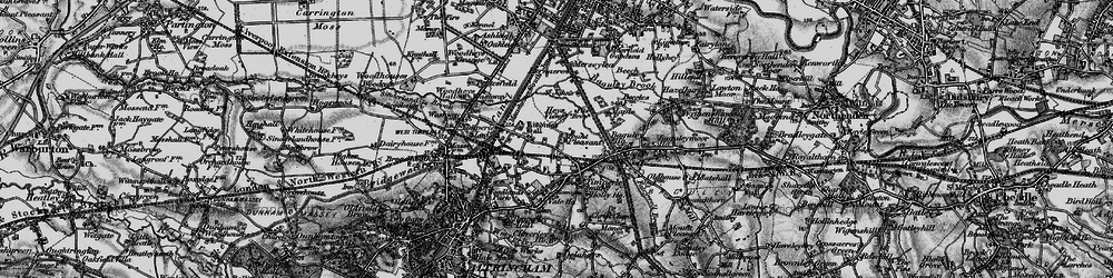 Old map of Timperley in 1896