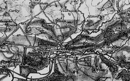 Old map of Tinhay in 1896