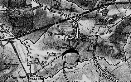 Old map of Tinkers End in 1896