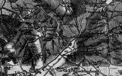 Old map of Tip's Cross in 1896