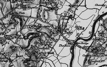 Old map of Tirley in 1896