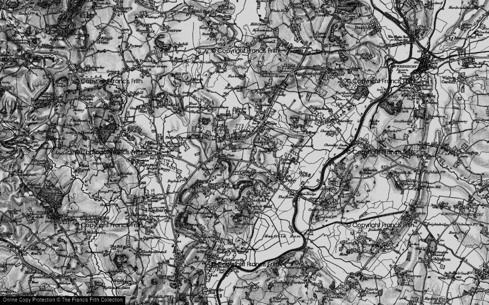 Old Map of Tirley Knowle, 1896 in 1896