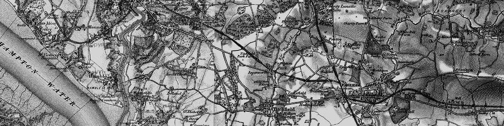 Old map of Titchfield Park in 1895