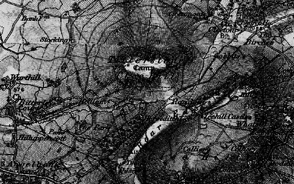 Old map of Titterstone Clee Hill in 1899