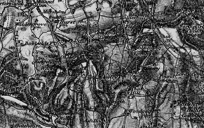 Old map of Titty Hill in 1895