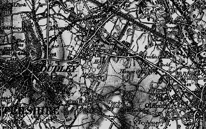 Old map of Tividale in 1899
