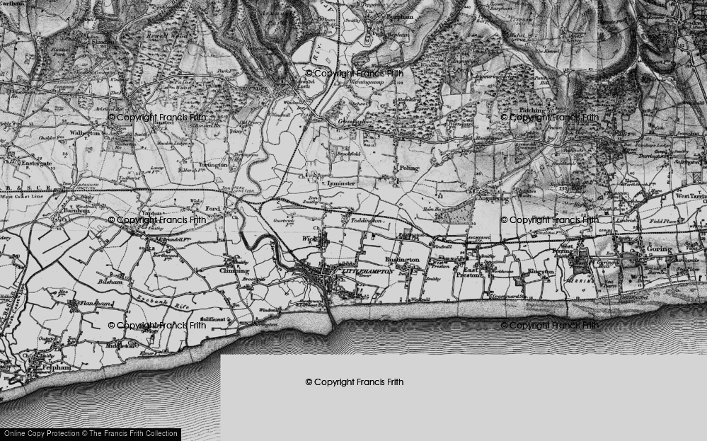 Old Map of Toddington, 1895 in 1895