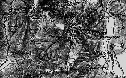 Old map of Toddington in 1896