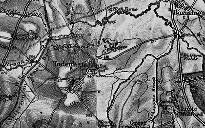 Old map of Todenham in 1898