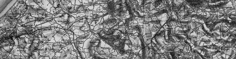 Old map of Tolcarne in 1896