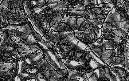 Old map of Tolland in 1898