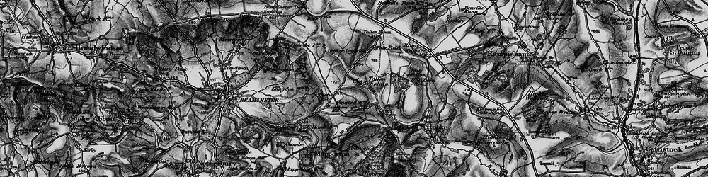 Old map of Westcombe Coppice in 1898