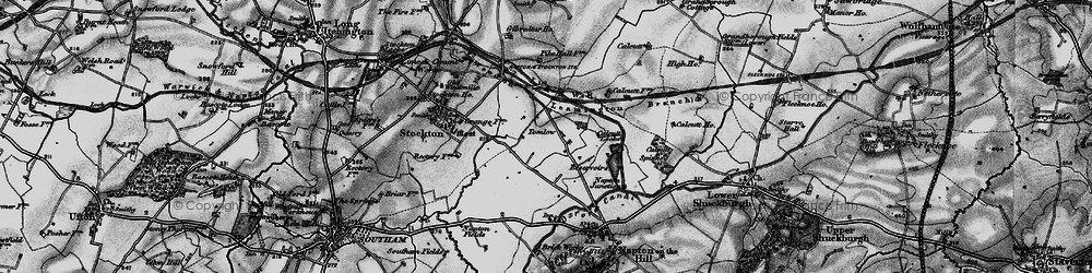 Old map of Tomlow in 1898