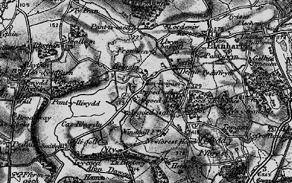Old map of Ton Breigam in 1897