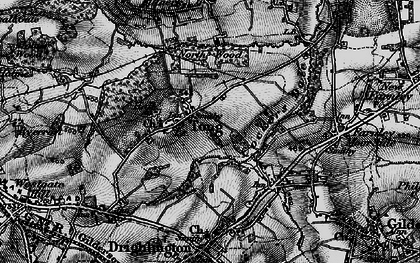 Old map of Leeds Country Way in 1896